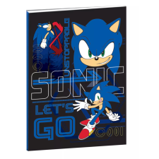 Sonic, a sündisznó Sonic a sündisznó Go B/5 vonalas füzet 40 lapos füzet