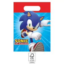Sonic, a sündisznó Sonic a sündisznó Sega papír ajándéktasak 4 db-os party kellék