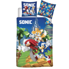 Sonic, a sündisznó Speedy Dreams ágyneműhuzat 140×200cm, 70×90 cm lakástextília