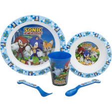 Sonic gyerek étkészlet 5 az 1-ben babaétkészlet