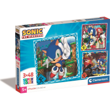 Sonic háromrészes kirakós puzzle, kirakós