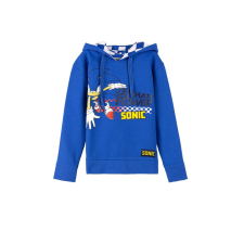Sonic kapucnis pulcsi 2900001868 Kék 116 CM - 6 év gyerek pulóver, kardigán