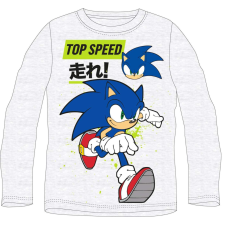 Sonic Sonic hosszú ujjú póló szürke 3-4 év (104 cm) gyerek póló