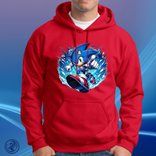  Sonic Unisex Kapucnis pulóver ajándéktárgy