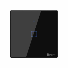 Sonoff Érintőfénykapcsoló WiFi + RF 433 T3 EU TX (1 csatornás) villanyszerelés