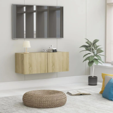 Sonoma tölgy szerelt fa TV-szekrény 80 x 30 x 30 cm bútor