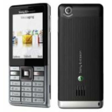 Sony Ericsson J108 Naite, Előlap, (+akkufedél), fekete-ezüst mobiltelefon, tablet alkatrész