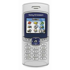 Sony Ericsson T230, Előlap, ezüst-kék mobiltelefon, tablet alkatrész