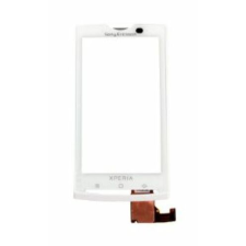 Sony Ericsson X10, Érintőplexi, (+előlap), fehér mobiltelefon, tablet alkatrész