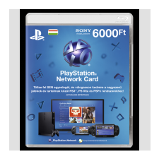 Sony PlayStation Network 6000 forintos feltöltőkártya kártyajáték