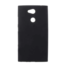 Sony Szilikon telefonvédő (matt) FEKETE [Sony Xperia L2 (H4311)] (5996457756438) tok és táska