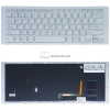 Sony Vaio SVF15N gyári billentyűzet (GR kiosztás, ezüst, háttérvilágítással)