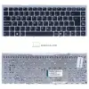 Sony VAIO VGN-FW, VGN-FW11ZU gyári billentyűzet, ezüst keret (US kiosztás)