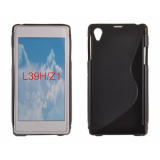 Sony Xperia Z1 C6903, Szilikon tok, S-Case, fekete tok és táska