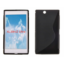 Sony Xperia Z Ultra C6802, Szilikon tok, S-Case, fekete tok és táska