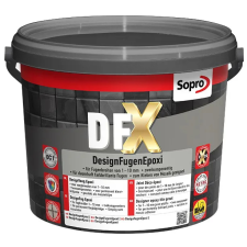 Sopro dfx epoxi fugázó 2 komponensű a+b 5 kg glett, gipsz, csemperagasztó, por