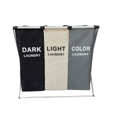 Sorno 3 Rekeszes összecsukható szennyeskosár bútor