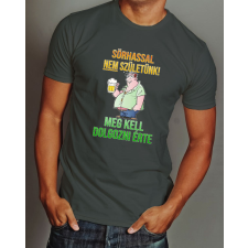  Sörös vicces póló - Sörhasért dolgozni kell női póló