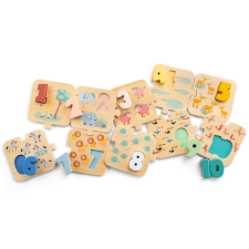 Sorszámú oktató puzzle - Szafari út puzzle, kirakós