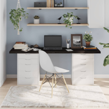  sötétbarna kezelt tömör tölgyfa asztallap 180x60x(2-4) cm bútor
