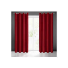  Sötétítő függöny félig matt szövetből Piros 135x250 cm lakástextília