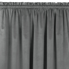  Sötétítő függöny VILA szín grafitszürke stílus klasszikus bújtató 5 cm, 3 cm-es takaró redővel bársony 135x175 HOMEDE