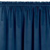  Sötétítő függöny VILA szín indigókék stílus klasszikus bújtató 5 cm, 3 cm-es takaró redővel bársony 400x175 HOMEDE