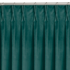  Sötétítő függöny VILA szín tengerzöld stílus klasszikus flex 7,5 cm kettős átfedéssel bársony 530x225 HOMEDE