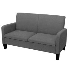  sötétszürke 2 személyes kanapé 135 x 65 76 cm bútor