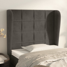  sötétszürke bársony fejtámla szárnyakkal 103 x 23 x 118/128 cm ágy és ágykellék