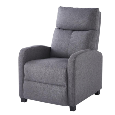  Sötétszürke szövet Relax Fotel – Dönthető Háttámlával és Lábtartóval bútor