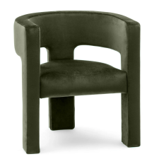  Sötétzöld design fotel ALPAH B VELVET  Magic Velvet 2229 bútor