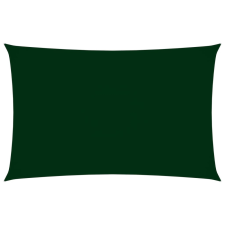  Sötétzöld téglalap alakú oxford-szövet napvitorla 4 x 7 m kerti bútor