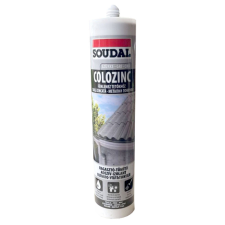  Soudal Colozinc Tetőlemez tömítő szürke 290 ml víz-, hő- és hangszigetelés