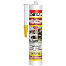 Soudal , ecetsavas univerzális szilikon fehér  280ml barkácsolás, csiszolás, rögzítés