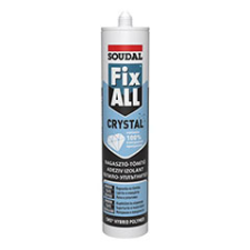 Soudal Fix ALL Crystal Ragasztó, Hibrid polimer tömítő-ragasztó ragasztó