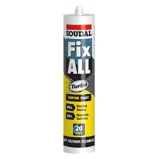 Soudal Fix-All Turbo Ragasztó gyorskötésű, fehér 290 ml építőanyag