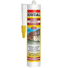 Soudal Neutrális szilikon-transz/280ml - Soudal purhab, tömítő, tapasz