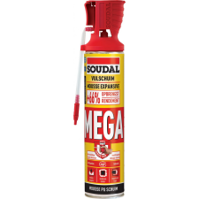 Soudal purhab Mega 600ml Multipozicionális N/F purhab, tömítő, tapasz