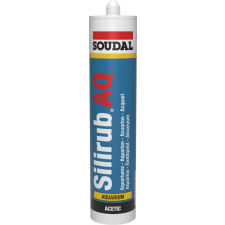 Soudal Silirub AQ neutrális transzparens 300ml-Akvárium barkácsolás, csiszolás, rögzítés