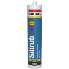 Soudal Silirub Color 300ml RAL 1013 barkácsolás, csiszolás, rögzítés