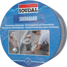 Soudal Soudaband Bitumen alu 10cm x 10m víz-, hő- és hangszigetelés