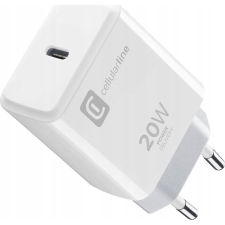 sourcing Cellularline Hálózati töltő, 1xUSB-C, 20 W, fehér (ACHIPHUSBCPD20WW) mobiltelefon kellék