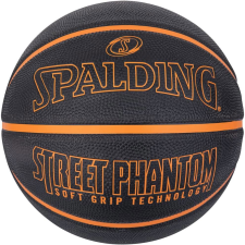 Spalding STREET PHANTOM BLK ORANGE SGT SZ7 RUBBER BASKETBALL (689344406404) kosárlabda felszerelés