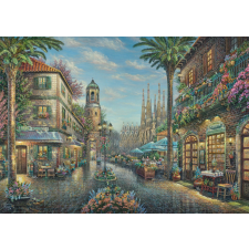 Spanyol kávézó puzzle 1000 darabos készlet puzzle, kirakós