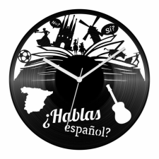  Spanyol nyelvtanár bakelit óra falióra