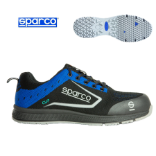 SPARCO Munkavédelmi cipő SPARCO - Cup S1P fekete-azúrkék 35-ös munkavédelmi cipő