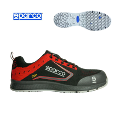 SPARCO Munkavédelmi cipő SPARCO - Cup S1P fekete-piros 35-ös munkavédelmi cipő