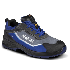 SPARCO Munkavédelmi cipő SPARCO - Indy Charlotte S3S ESD fekete-kék 44-es munkavédelmi cipő