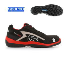 SPARCO Munkavédelmi cipő SPARCO - Sport EVO S3 fekete-piros 39-es